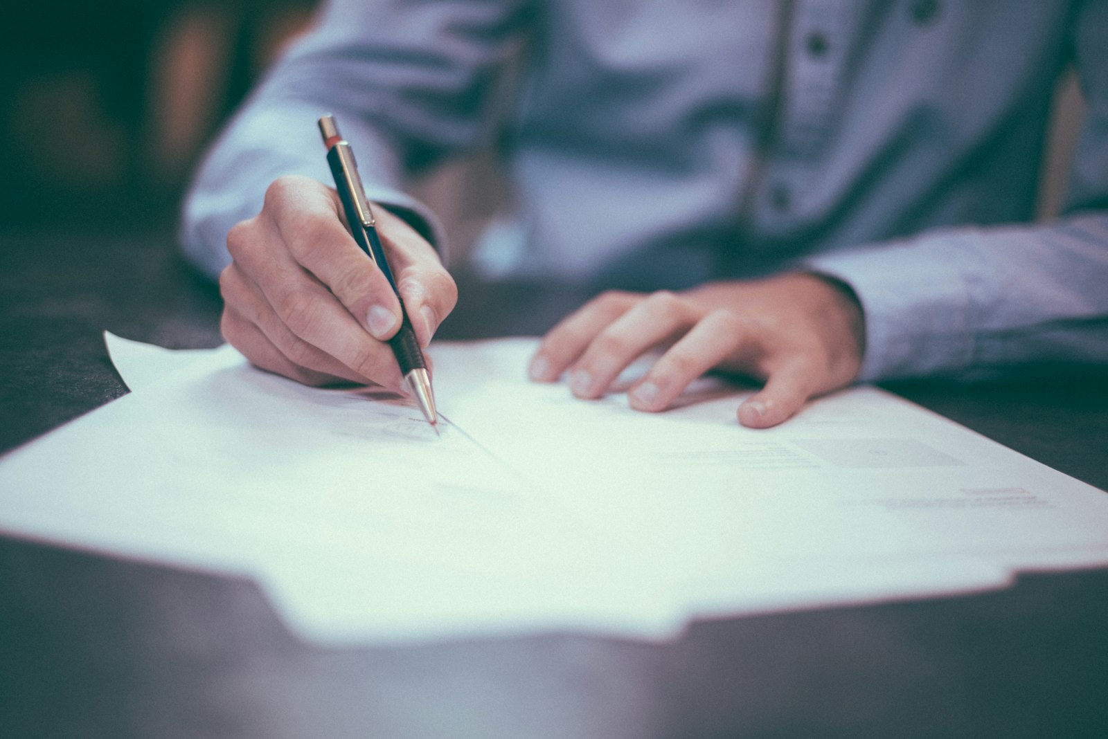 Tax adviser with calculator